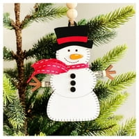 Snowman Nosilac novca Privjesak Privjesak visokokvalitetni ukrasi drvenih materijala za kućnu zabavu