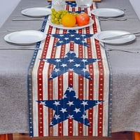 Dan nezavisnosti pamučni posteljini stol za trkače, 4. srpnja USA za zastave za zastavu tematske zvijezde