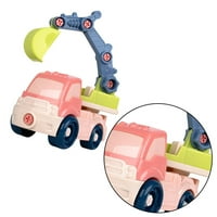 Dječje igračke za kamione Crtani DIY TOY TYY multi-funkcija odvojiva montažna vozila zagaznu montažu