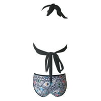 Ženski podstavljeni push-up grudnjak bikini set kupaći kupaći kostim kupaći kostim za plažu i višebojnica
