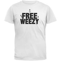 Besplatna bijela majica Weezy - 4x-velika