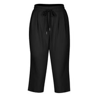 Inleife casual pantalone za žene čišćenje Ženske zimske joge Sportske labave hlače pantalone sa džepom