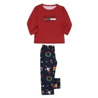 Jikolililili Božić-dijete odjeća za djecu s dugim rukavima, dječja odjeća od tiskane kućne odjeće Pajama