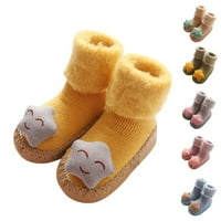 Rovga Toddler cipele za djecu jesen i zima slatka dječja dječaka i djevojčice ravne dno kat čarape cipele