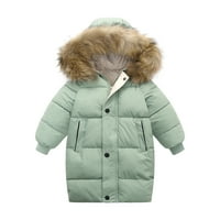 Božerr dječaci djevojke Zimska pamučna jakna za djecu 2-10Y bebi debela odjeća Witherbreaker mališani