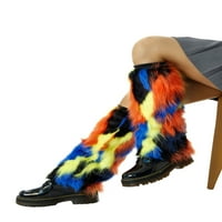 Seyurigaoka žene Juniori Topla čiste boje šarene čarape, ne-klizače zimske noge