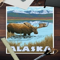 Aljaska, pijenje losa