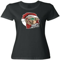 Inktastic sretan Božićnu žensku majicu