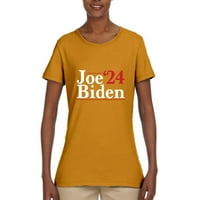 Divlji Bobby, Joe Biden Predsjednička kampanja Politička ženska grafička tee, zlato, X-velika