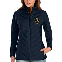 Ženska antigua mornarica La Galaxy nadmorska jakna sa punim zip jaknom