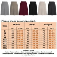Duga maxi suknja za žene Split Hem Bodycon Slim Fit suknja Tanka visokog struka Skirts Loungwer veličine