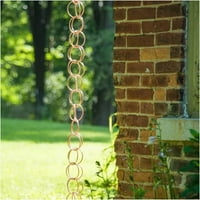 Cuoff kišni lanac Bell kameni zidni ukras metalni ukras ukras zid viseće umjetničko delo Metalni vrtni