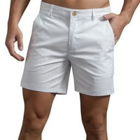 Muške ljetne hlače od solidne boje džepove crtežnice labave brzo suhe casual sportski trčanje ravnih
