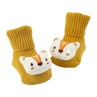 Male šape čarape za bebe spratske čarape za bebe pamučne čarape jesenja zima Nova poluvrijeme Velvet
