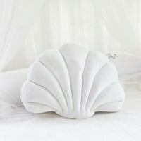 Plišani bacanje jastuk za jastuk temana seashell ukrasna jastučna futrola za kućni uredski dekor