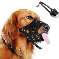 Pas jzzle PU kožna anti-ujeda i anti-gutanje kućnog ljubimca njuška za pse, kontrola kore za pse za