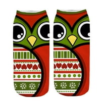 Čarape Ležerne prilike poslovne čarape 3D Božić Santa Elk Ispis srednje sportske čarape Višebojne čarape