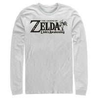Muška Nintendo Legenda o buđenju prekidača Zelda Linke, majica s dugim rukavima Atletic Heather Veliki
