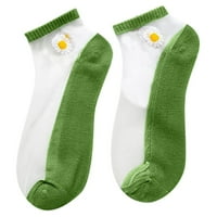 Žene Ležerne prilike slatke malene matene mrene Splice prozračne kratke čarape zelene jedna veličina