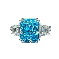 Blue Diamond nakit za vjenčanje prsten za angažman