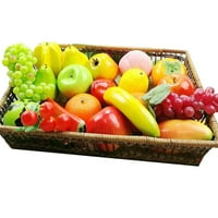 Raznolikost umjetna plodova Plastična lažna hrana Tabela DIY Domaći dekor Display Prop