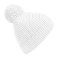 Beechfield dizajnirani pleteni rebrasta pom pom Beanie