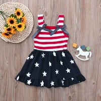 Taqqpue 4. jula Dječja odijela haljina američke zastave zvijezde prugasta suncobrana djeca Dan neovisnosti