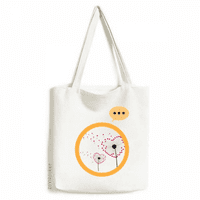 Ljubav cvijet s maslačka izraz Sack platneni torbi na ramenu