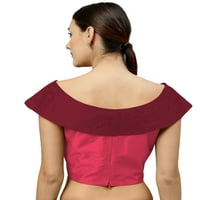 Eloria ženska bluza za bluzu za vrat za vrat MULTICOLOR Gornja bez rukava: FCShia Pink & Magenta