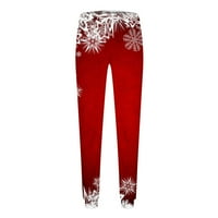 Muška znojne hlače Nova čišćenje Muškarci Ležerne modne dukseve Božić 3D ispisane elastične pantalone