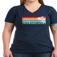 Cafepress - California - Ženska tamna majica V-izrez