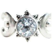 Jiyugala prstenovi za žene izvrsne vintage okrugli dijamantni cirkon moon zaručnički prsten nakit pokloni