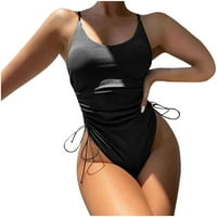Aufmer Ljetna ušteda Žene bikini vrhovi kupaći kostimi jedan remen novi modni modni bikini jednodijelni