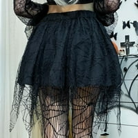 Ženska gotička punk fringirana suknja od suknje