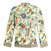 Avamo Plus size cvjetni pulover majica za planu za trendy Lady casual kaftan bluza Vrhunska ženska jesen