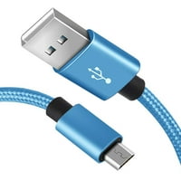 Micro USB kabel, 3FT najlonska pletenica velike brzine mikro USB punjenja i sinkronizacije kablova Android