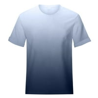Off Bijela košulja tamna košulja za žene Ženska majica Loose Shopping Blues Cvjetni ispis bluza s dugim