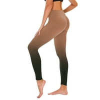 Ženske rastezljive joge gamaše fitness trčanje teretana Sportska dužina Aktivne hlače Ispisane gradijentne