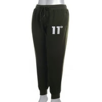 Amiliee muške ležerne tanke sportske pantalone prozračno jogging sportska odjeća, ravne hlače za noge