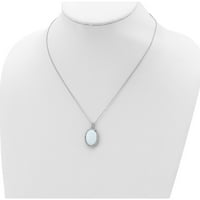 Sterling Silver Cheryl RH-P Kreirao je Opal CZ ovalna privjeska ogrlica izrađena u Kini QCM935-18