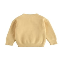 Treegren Baby Girls Boys pleteni džemper s dugim rukavima preveliki pulover pleteni džemperi Topli posadni