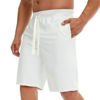 Koaiezne radne pantalone za muškarce Ležerne prilike sa džepovima Čvrsti kratke hlače na plaži Sportski