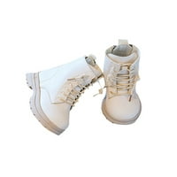 Harsuny Girls Boys kratke čizme za gležnjeve čipke udružene borbene cipele sa stražnjim zatvaračem za