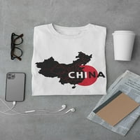 Kina karta s provincije Majica Muškarci -Mage by Shutterstock, muško 3x-velika
