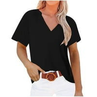 GAECUW Plus veličine za žene vrhovi bluze s kratkim rukavima The Regularne fit pulover majice Majice