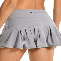 Caitzr nagle teniske suknje za žene sa džepovima visokog struka Golf treneri sportovi Atletski skirts
