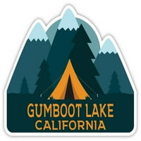 Gumbuot Lake California Suvenir Vinil naljepnica naljepnica Kamp TENT dizajn
