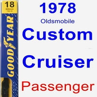 OldSmobile Custom Cruiser Blade za brisanje putnika - Premium