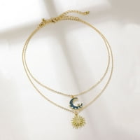 Ogrlica od Feledorashia za poklone za žene Mather Personalizirani modni ogrlica sa svekorom i ogrlicom