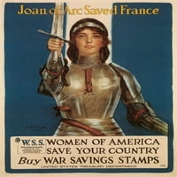 Joan of ARC - platna ili fino štampana zidna umjetnost